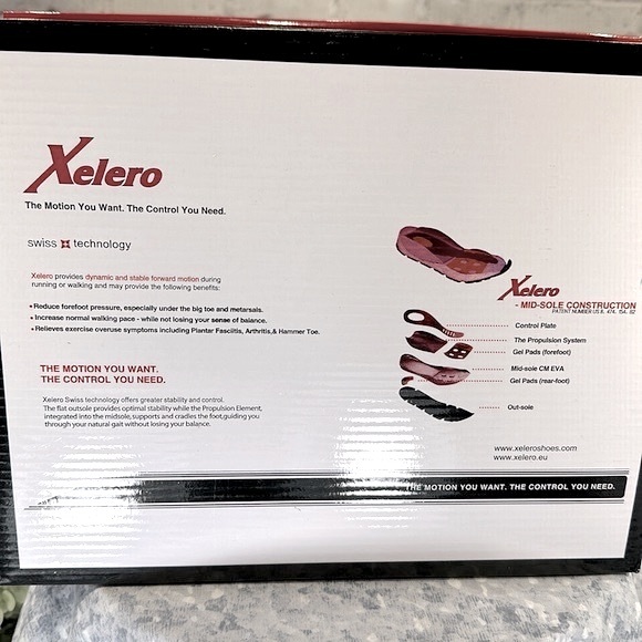 Xelero Genesis XPS Gray/Mint Swiss Technology Performance Athletics WMS 7.5M✨NEW - Picture 11 of 16